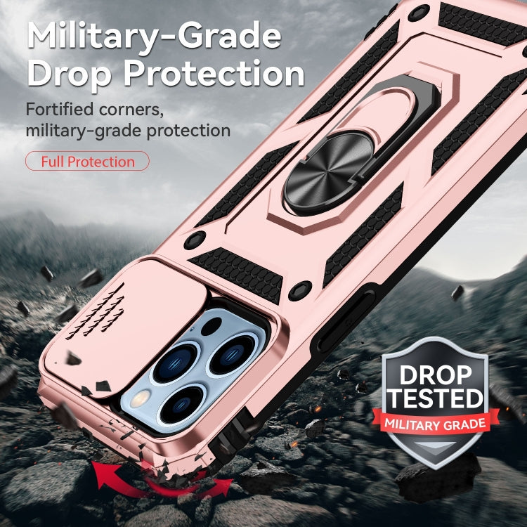 For iPhone 14 Pro Sliding Camshield Holder Phone Case