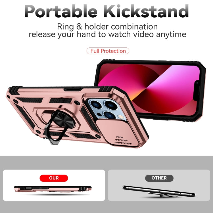 For iPhone 14 Pro Max Sliding Camshield Holder Phone Case