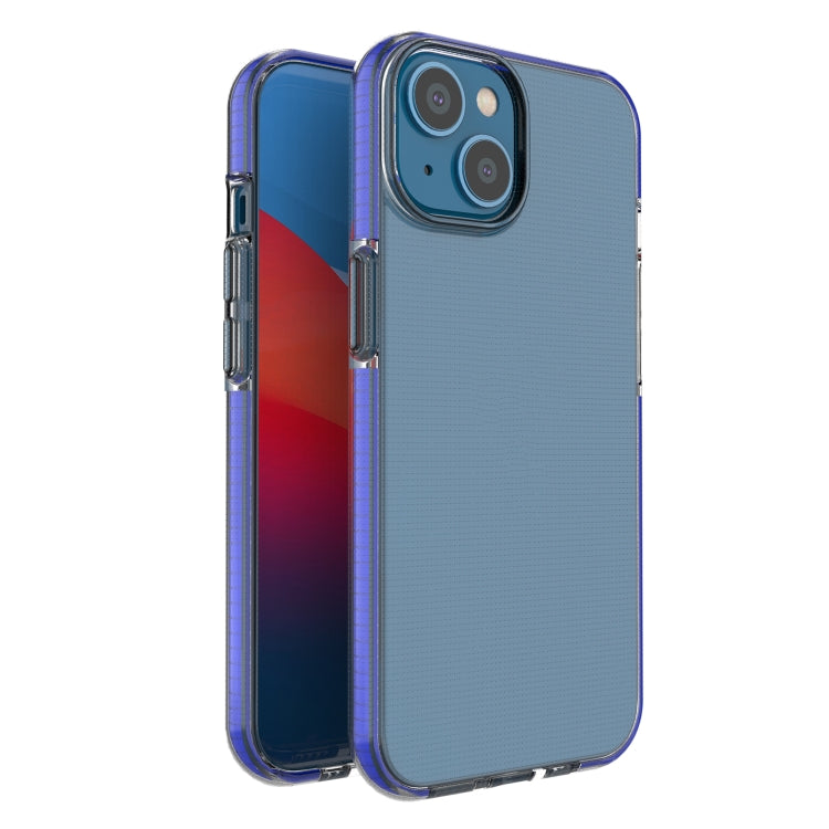 For iPhone 14 Two-color Transparent TPU Phone Case
