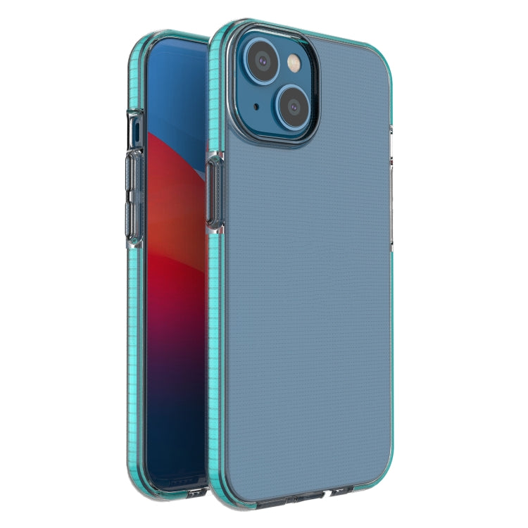 For iPhone 14 Two-color Transparent TPU Phone Case