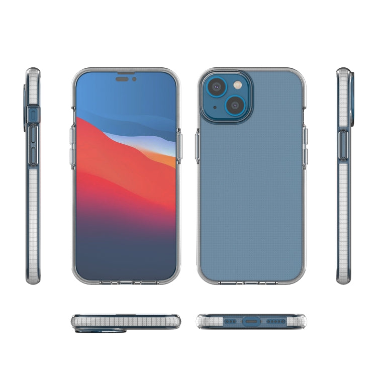 For iPhone 14 Two-color Transparent TPU Phone Case