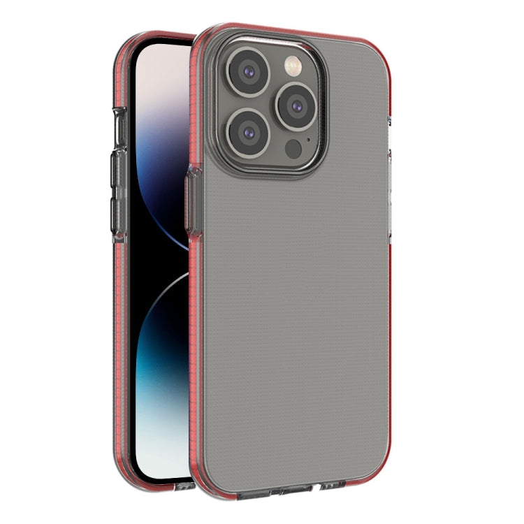 For iPhone 14 Pro Two-color Transparent TPU Phone Case