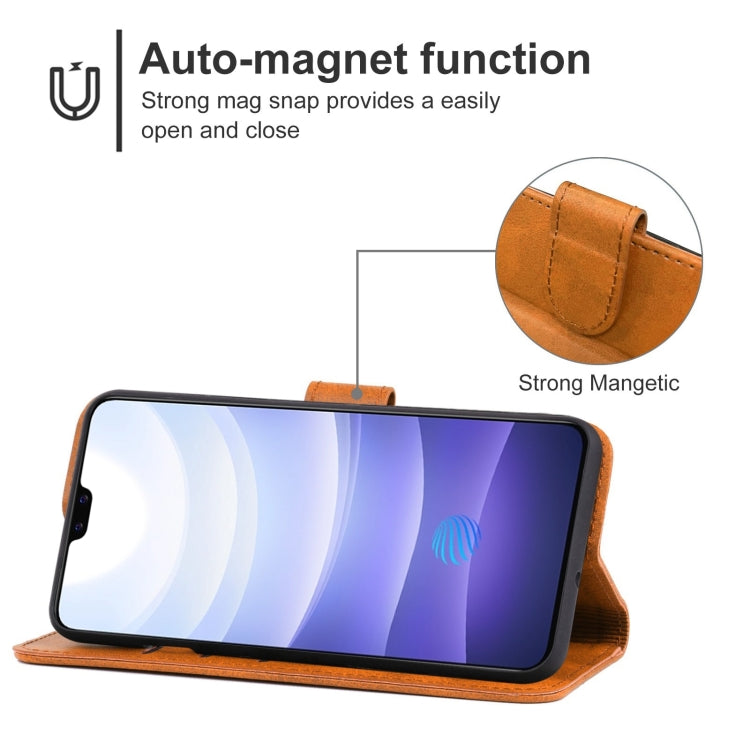 For vivo S9 Leather Phone Case