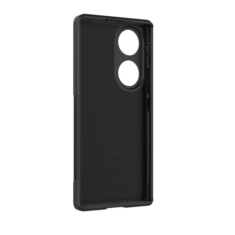For Honor 70 5G Magic Shield TPU + Flannel Phone Case
