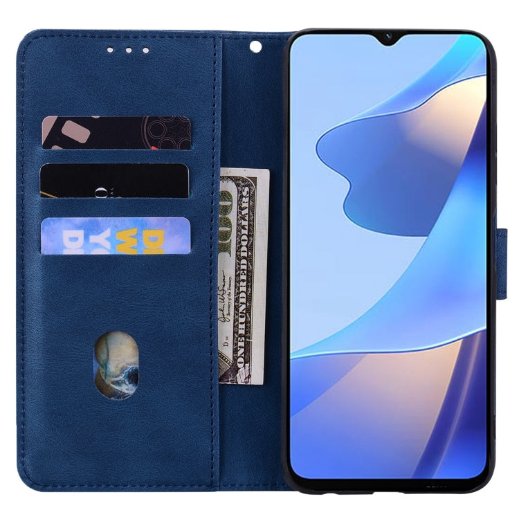 For OPPO A16 Geometric Mandala Embossed Leather Phone Case