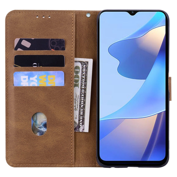 For OPPO A16 Geometric Mandala Embossed Leather Phone Case