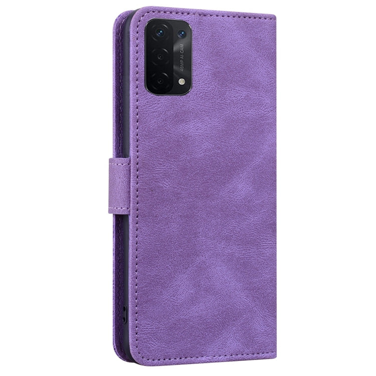 For OPPO A74 / A54 5G Geometric Mandala Embossed Leather Phone Case