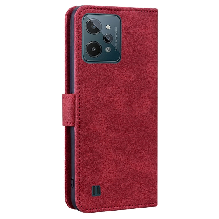 For OPPO Realme C31 Geometric Mandala Embossed Leather Phone Case