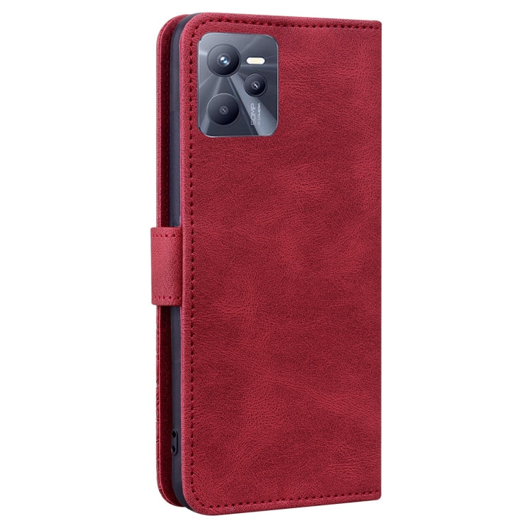 For OPPO Realme C35 Geometric Mandala Embossed Leather Phone Case