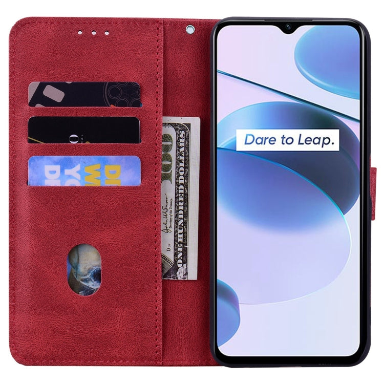 For OPPO Realme C35 Geometric Mandala Embossed Leather Phone Case