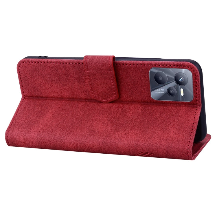 For OPPO Realme C35 Geometric Mandala Embossed Leather Phone Case