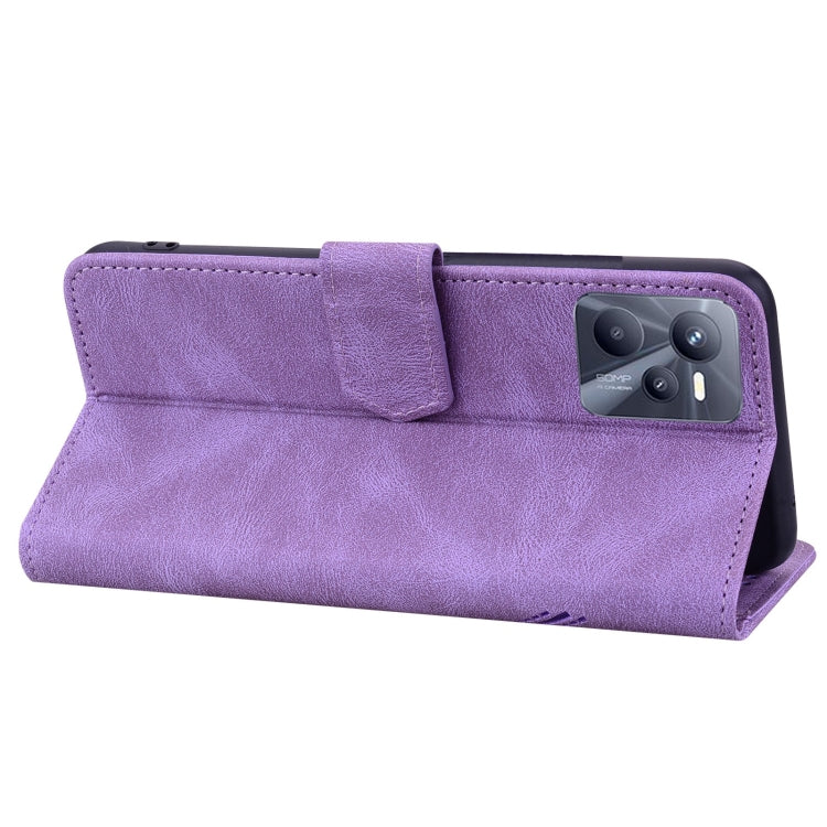 For OPPO Realme C35 Geometric Mandala Embossed Leather Phone Case