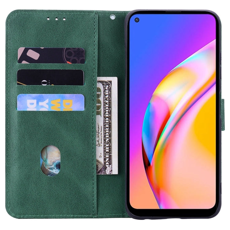 For OPPO Reno7 5G / Find X5 Lite Geometric Mandala Embossed Leather Phone Case