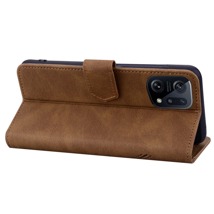 For OPPO Find X5 Pro Geometric Mandala Embossed Leather Phone Case