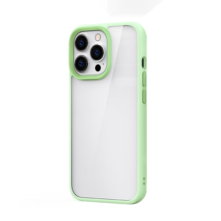 For iPhone 14 Pro Ming Shield Hybrid Frosted Transparent Phone Case