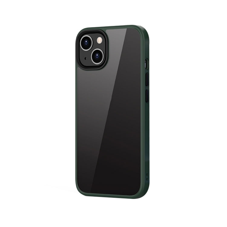 For iPhone 14 Plus Ming Shield Hybrid Frosted Transparent Phone Case