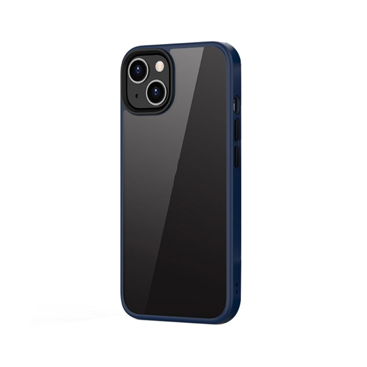 For iPhone 14 Plus Ming Shield Hybrid Frosted Transparent Phone Case