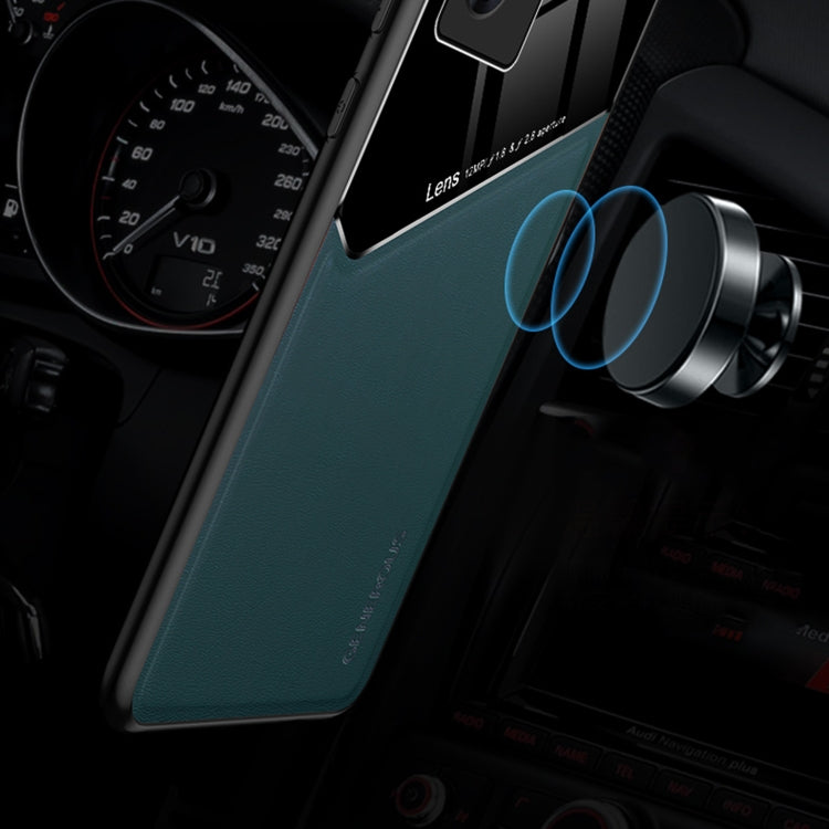 For OPPO A57 5G All-inclusive Leather + Organic Glass Phone Case