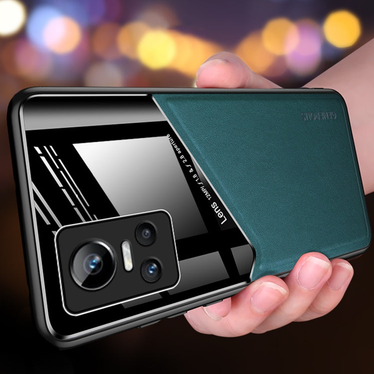 For OPPO Realme GT Neo3 All-inclusive Leather + Organic Glass Phone Case