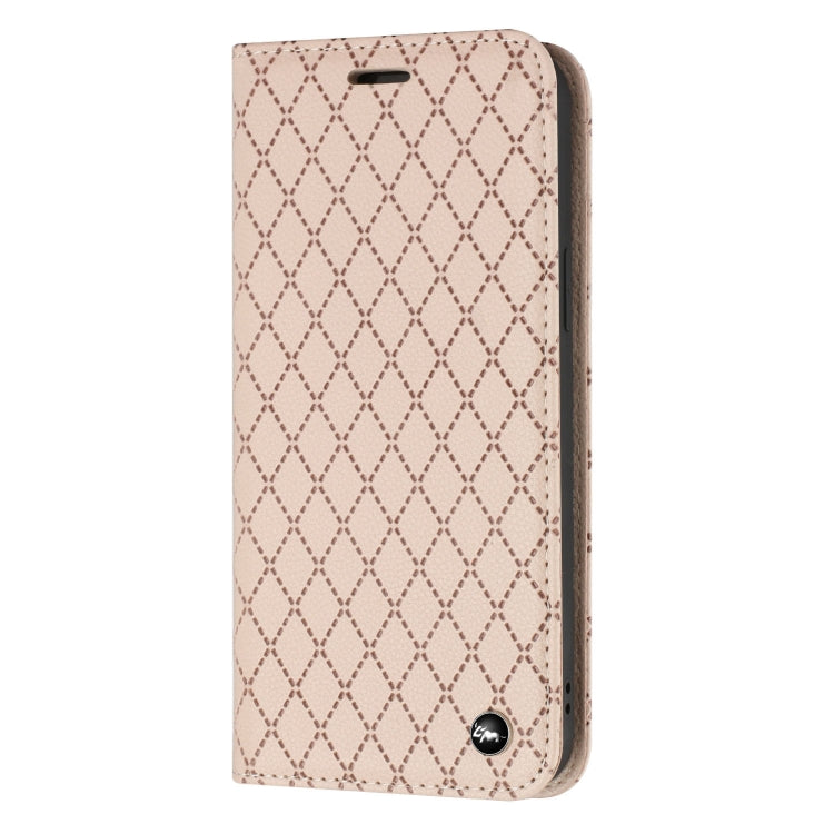 For OPPO A55 5G / A16 S11 RFID Diamond Lattice Flip Leather Phone Case