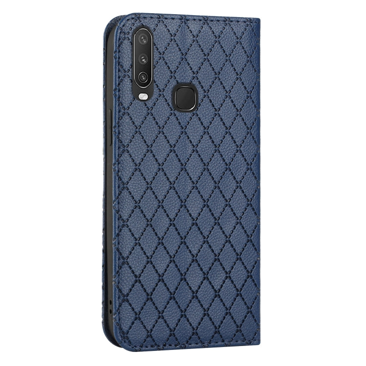 For vivo Y12 / Y15 / Y17 / Y11 S11 RFID Diamond Lattice Flip Leather Phone Case
