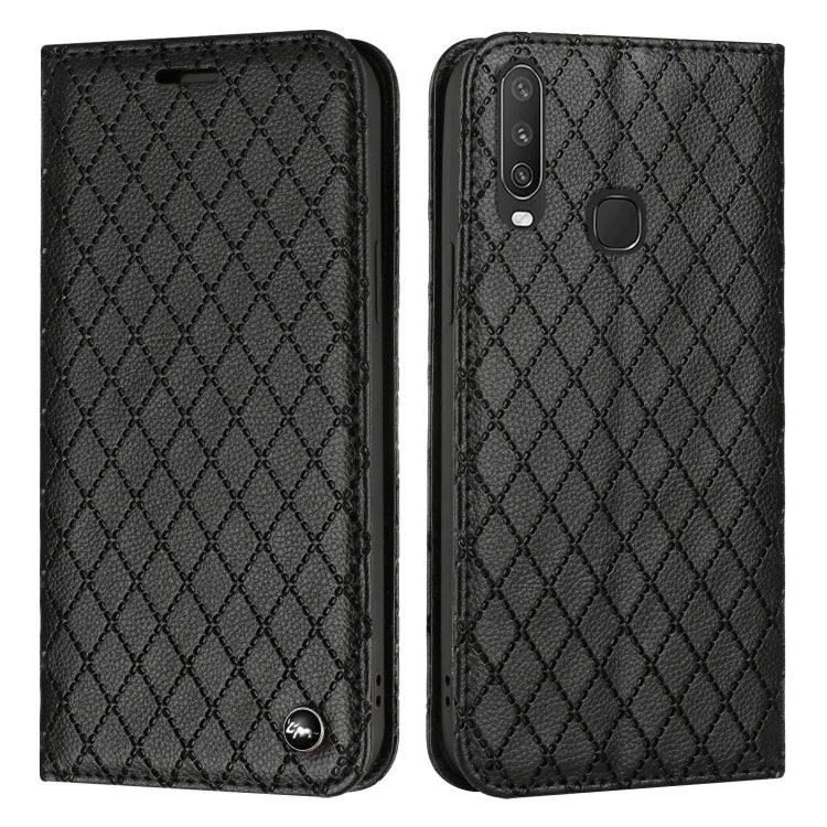 For vivo Y12 / Y15 / Y17 / Y11 S11 RFID Diamond Lattice Flip Leather Phone Case