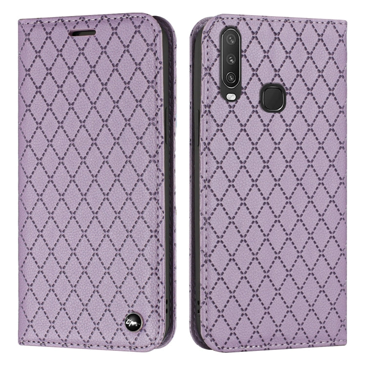 For vivo Y12 / Y15 / Y17 / Y11 S11 RFID Diamond Lattice Flip Leather Phone Case