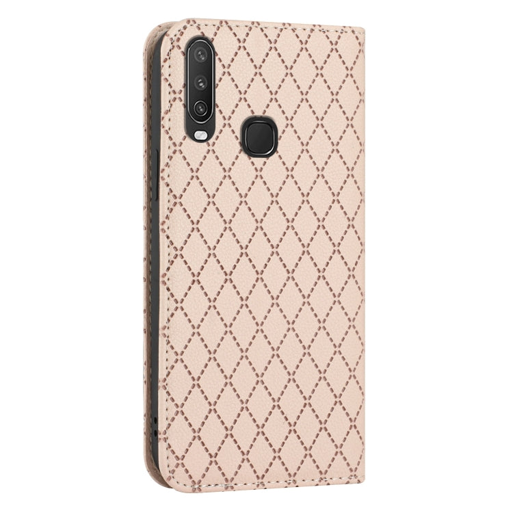 For vivo Y12 / Y15 / Y17 / Y11 S11 RFID Diamond Lattice Flip Leather Phone Case
