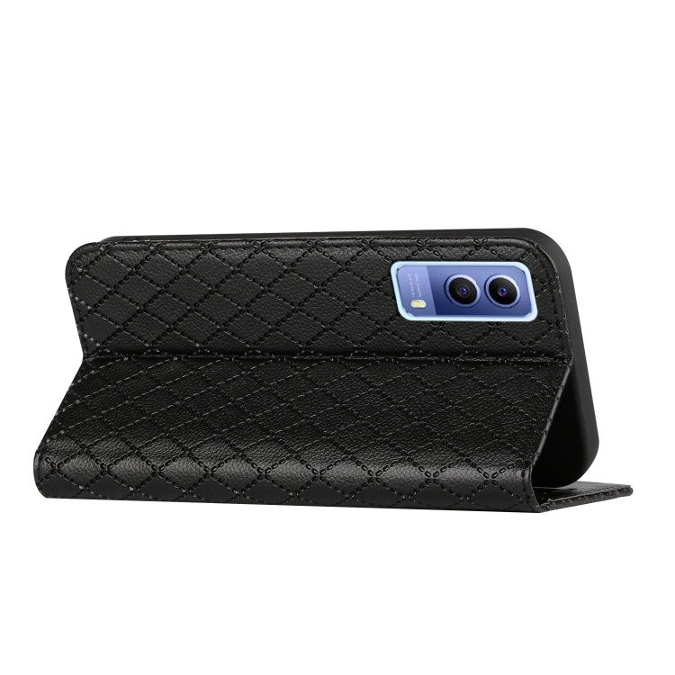 For vivo Y72 5G / Y53s / Y52 5G S11 RFID Diamond Lattice Flip Leather Phone Case