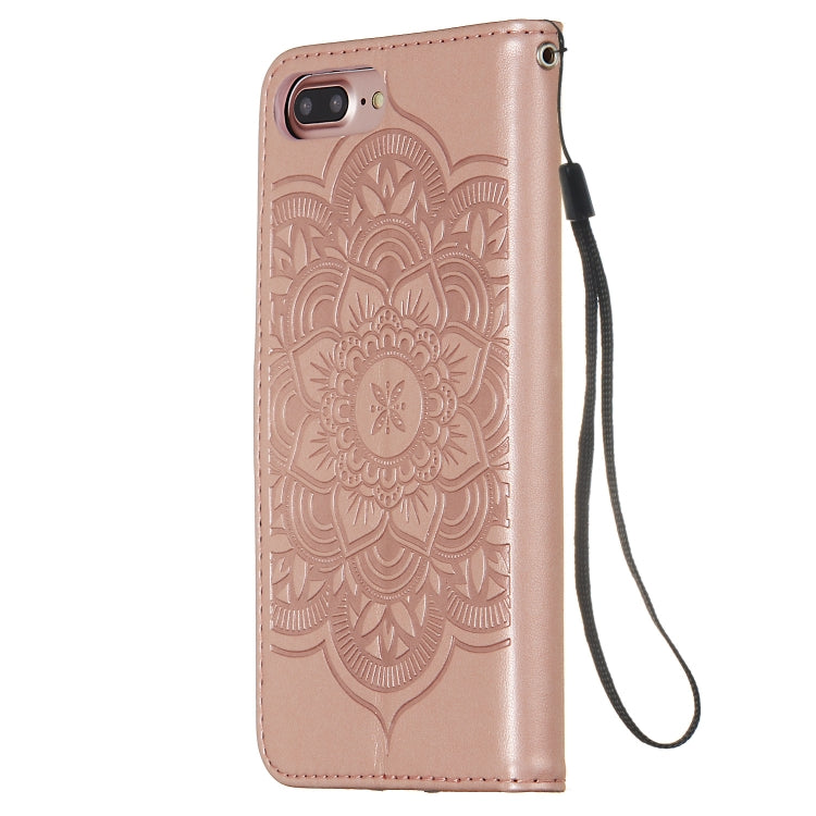 For iPhone 6 Plus / 6s Plus Dream Catcher Printing Horizontal Flip Leather Case with Holder & Card Slots & Wallet & Lanyard