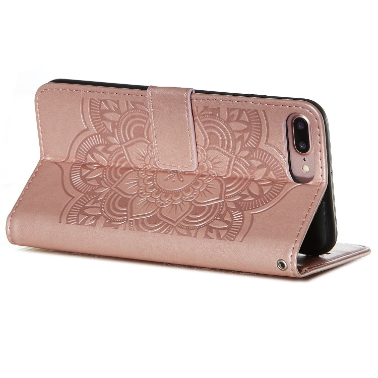 For iPhone 6 Plus / 6s Plus Dream Catcher Printing Horizontal Flip Leather Case with Holder & Card Slots & Wallet & Lanyard