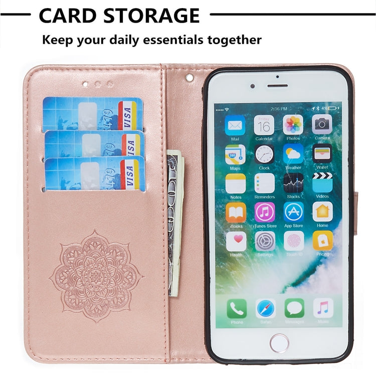 For iPhone 6 Plus / 6s Plus Dream Catcher Printing Horizontal Flip Leather Case with Holder & Card Slots & Wallet & Lanyard