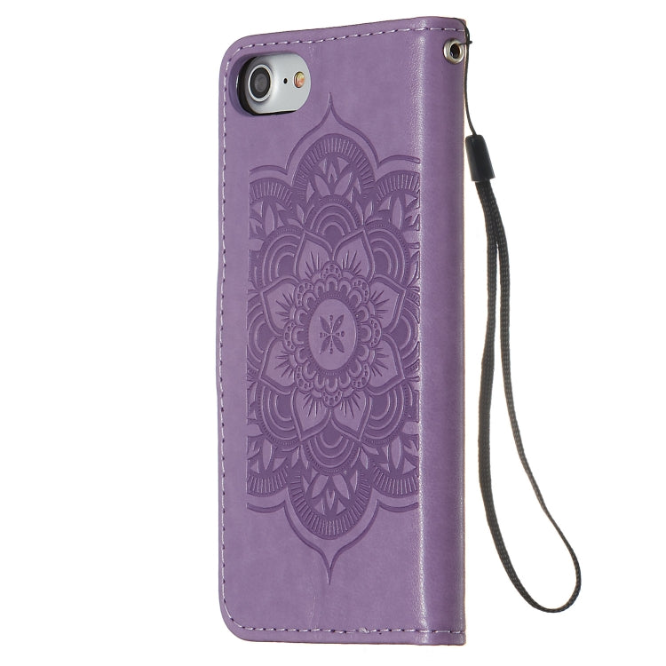 For iPhone SE 2022 / SE 2020 / 8 / 7 Dream Catcher Printing Horizontal Flip Leather Case with Holder & Card Slots & Wallet & Lanyard