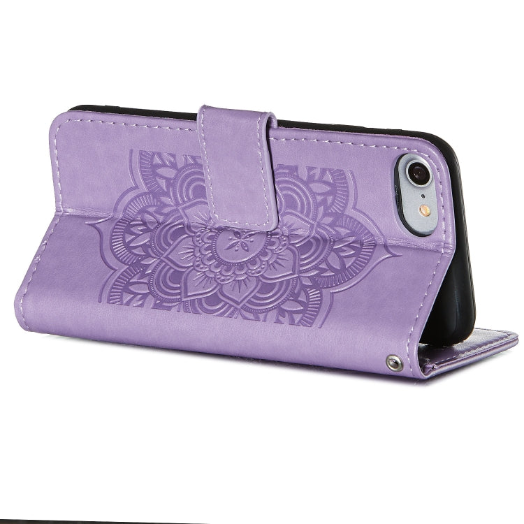 For iPhone SE 2022 / SE 2020 / 8 / 7 Dream Catcher Printing Horizontal Flip Leather Case with Holder & Card Slots & Wallet & Lanyard