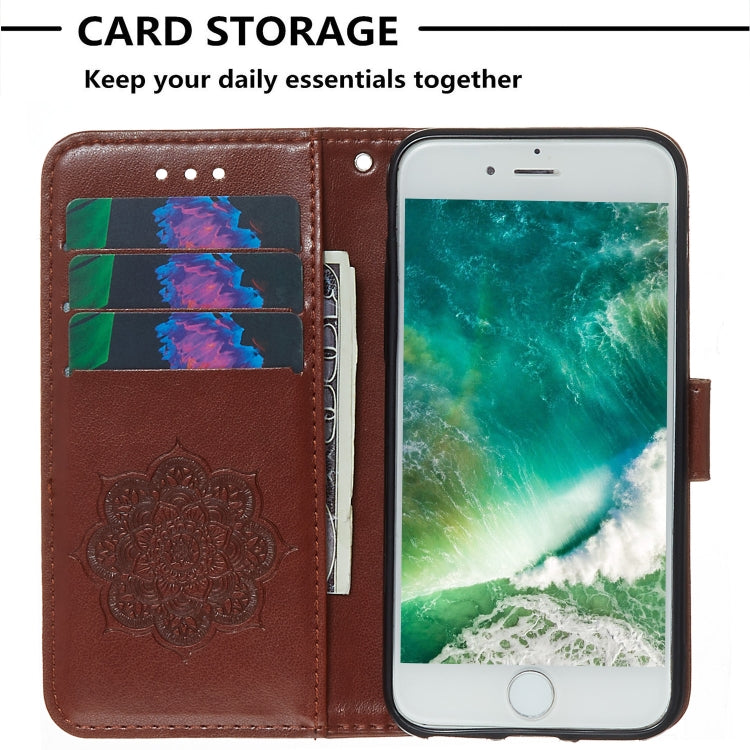 For iPhone SE 2022 / SE 2020 / 8 / 7 Dream Catcher Printing Horizontal Flip Leather Case with Holder & Card Slots & Wallet & Lanyard