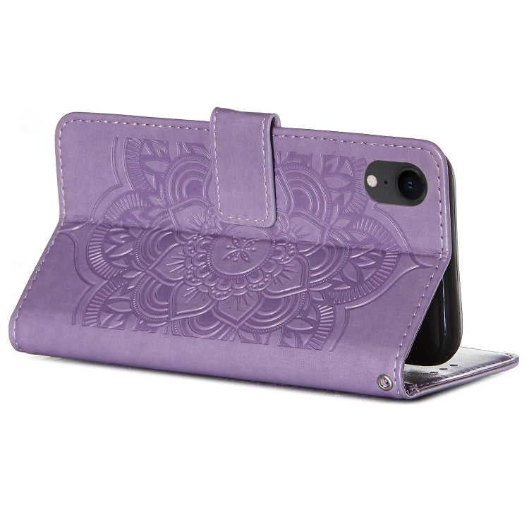 For iPhone XR Dream Catcher Printing Horizontal Flip Leather Case with Holder & Card Slots & Wallet & Lanyard