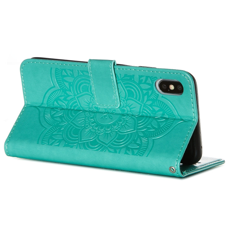 For iPhone XS Max Dream Catcher Printing Horizontal Flip Leather Case with Holder & Card Slots & Wallet & Lanyard