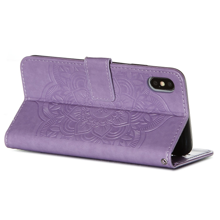 For iPhone XS Max Dream Catcher Printing Horizontal Flip Leather Case with Holder & Card Slots & Wallet & Lanyard