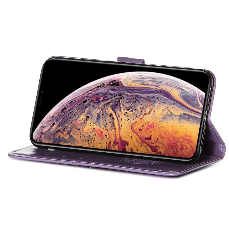 For iPhone XS Max Dream Catcher Printing Horizontal Flip Leather Case with Holder & Card Slots & Wallet & Lanyard