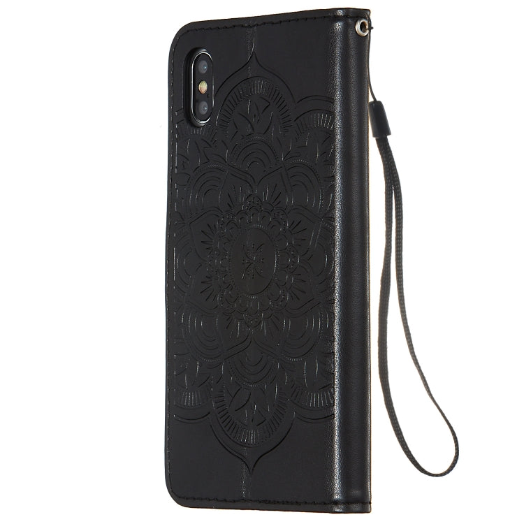 For iPhone XS Max Dream Catcher Printing Horizontal Flip Leather Case with Holder & Card Slots & Wallet & Lanyard