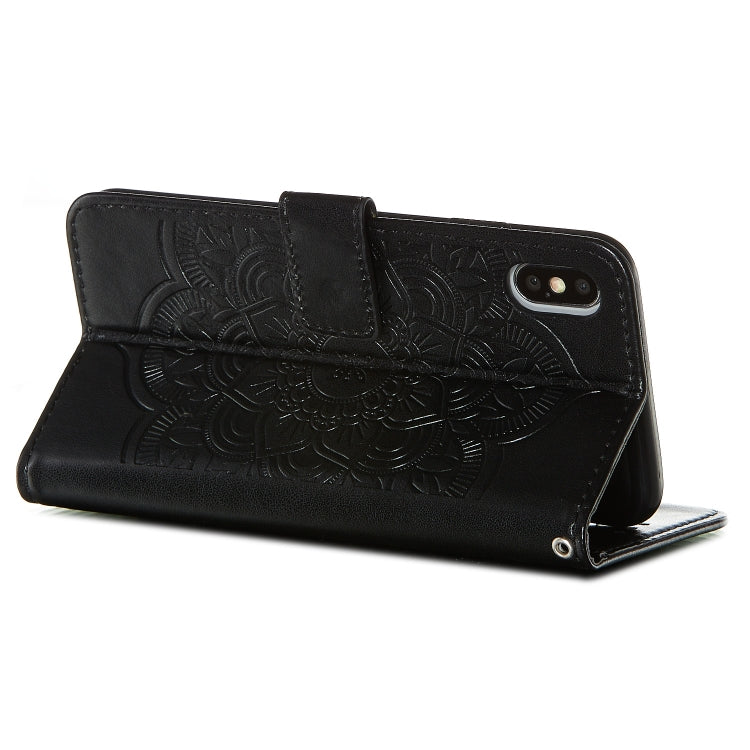 For iPhone XS Max Dream Catcher Printing Horizontal Flip Leather Case with Holder & Card Slots & Wallet & Lanyard