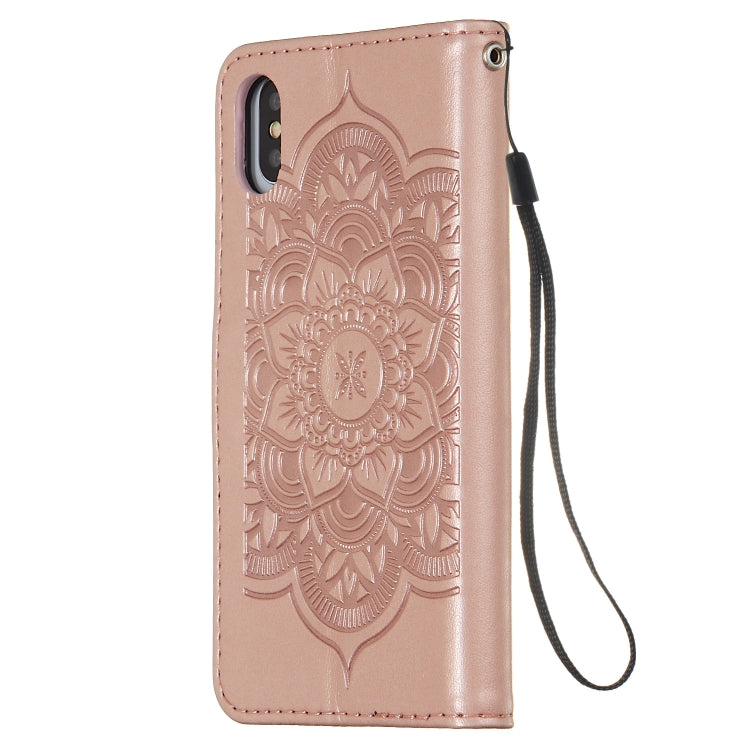 For iPhone X / XS Dream Catcher Printing Horizontal Flip Leather Case with Holder & Card Slots & Wallet & Lanyard