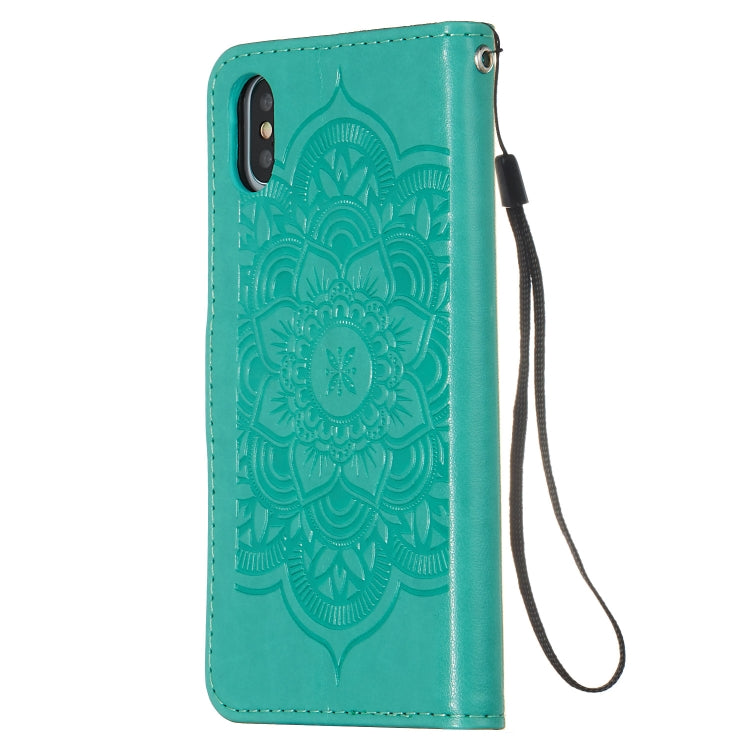 For iPhone X / XS Dream Catcher Printing Horizontal Flip Leather Case with Holder & Card Slots & Wallet & Lanyard