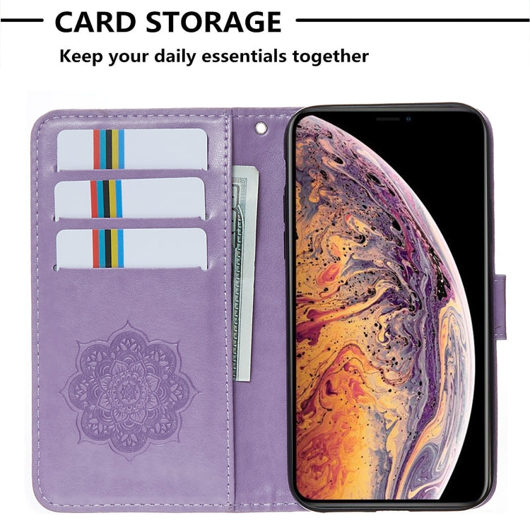 For iPhone X / XS Dream Catcher Printing Horizontal Flip Leather Case with Holder & Card Slots & Wallet & Lanyard