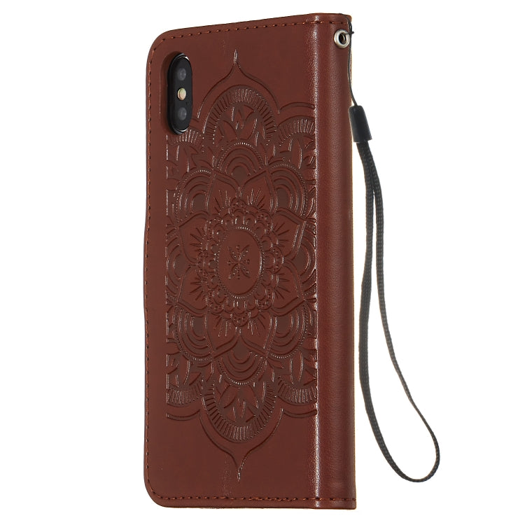 For iPhone X / XS Dream Catcher Printing Horizontal Flip Leather Case with Holder & Card Slots & Wallet & Lanyard