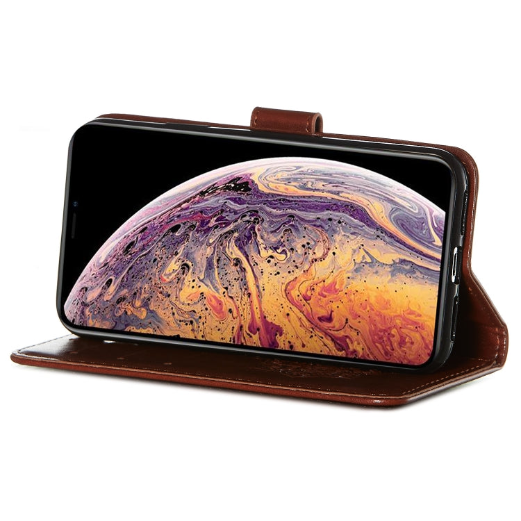 For iPhone X / XS Dream Catcher Printing Horizontal Flip Leather Case with Holder & Card Slots & Wallet & Lanyard