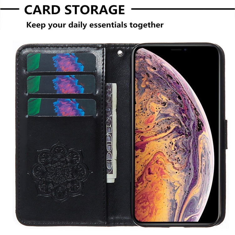 For iPhone X / XS Dream Catcher Printing Horizontal Flip Leather Case with Holder & Card Slots & Wallet & Lanyard