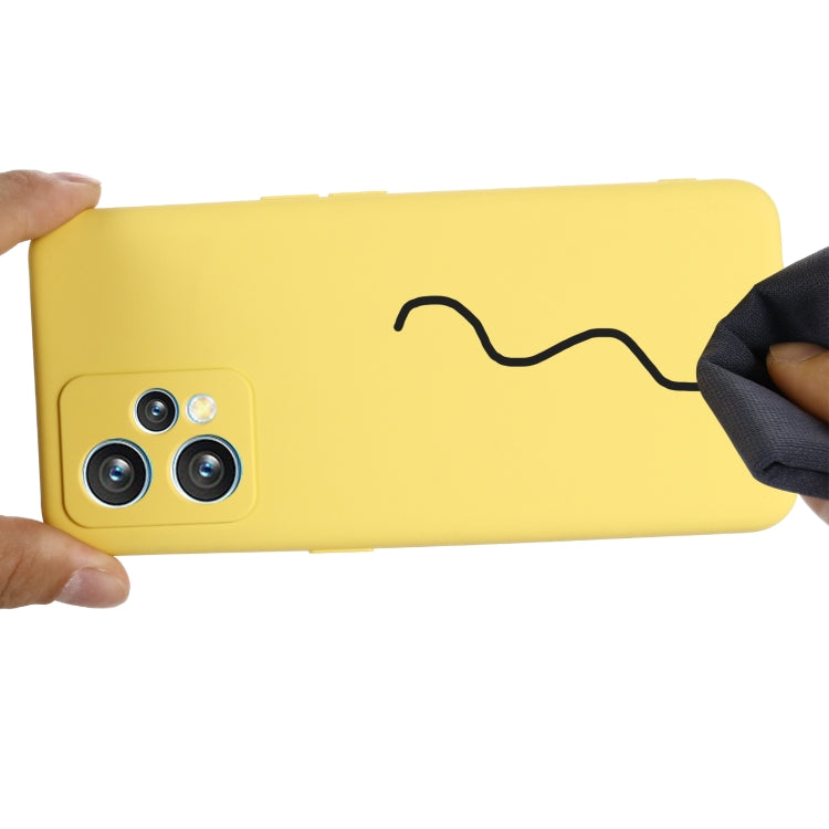 For OPPO Realme 9 4G Global/Realme Narzo 50 Pro 5G Global Pure Color Liquid Silicone Shockproof Full Coverage Phone Case