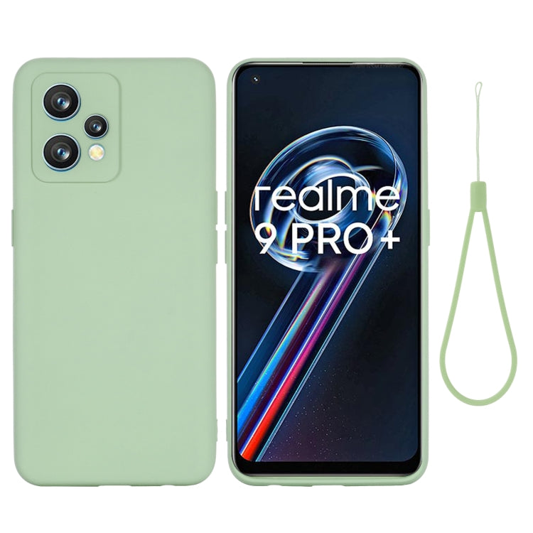 For OPPO Realme 9 4G Global/Realme Narzo 50 Pro 5G Global Pure Color Liquid Silicone Shockproof Full Coverage Phone Case