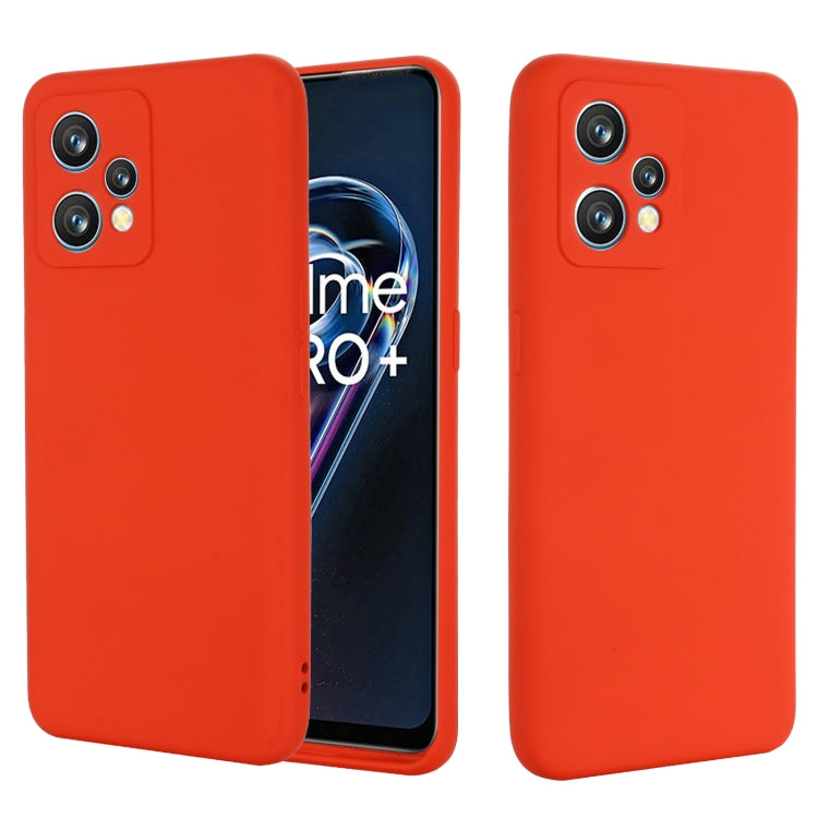 For OPPO Realme 9 4G Global/Realme Narzo 50 Pro 5G Global Pure Color Liquid Silicone Shockproof Full Coverage Phone Case